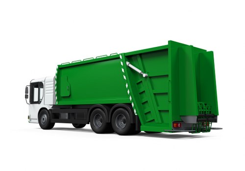 Investigator reviewing commercial refuse collection records